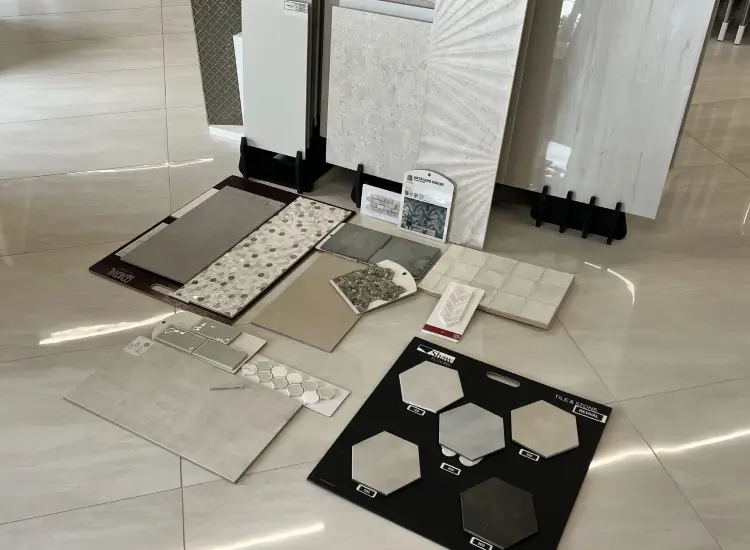 design consultation mixed tile samples